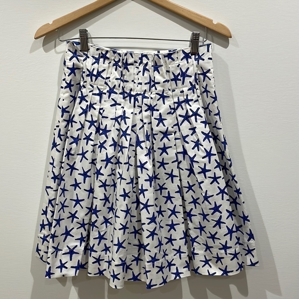 Kate Spade Broome Street Blue & White Starfish Skirt-GORGEOUS!  Like New! Size 4